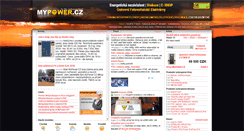 Desktop Screenshot of mypower.cz