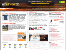 Tablet Screenshot of mypower.cz